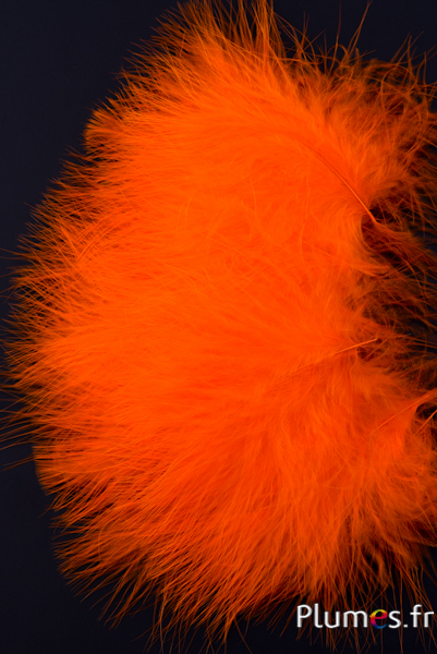 Dinde marabout - 8-12 cm - orange 